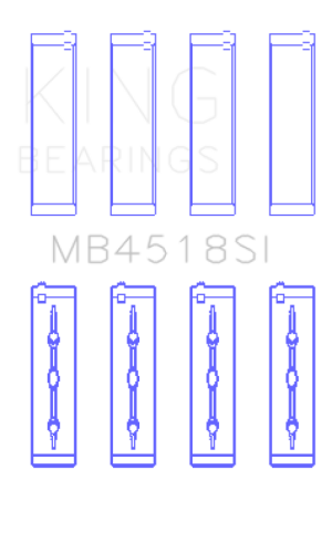 Dodge Grand Caravan Main Bearings - King Engine Bearings - Size STD - `11-`20 Dodge Grand Caravan Main Bearings - King Engine Bearings - Size STD - `11-`20